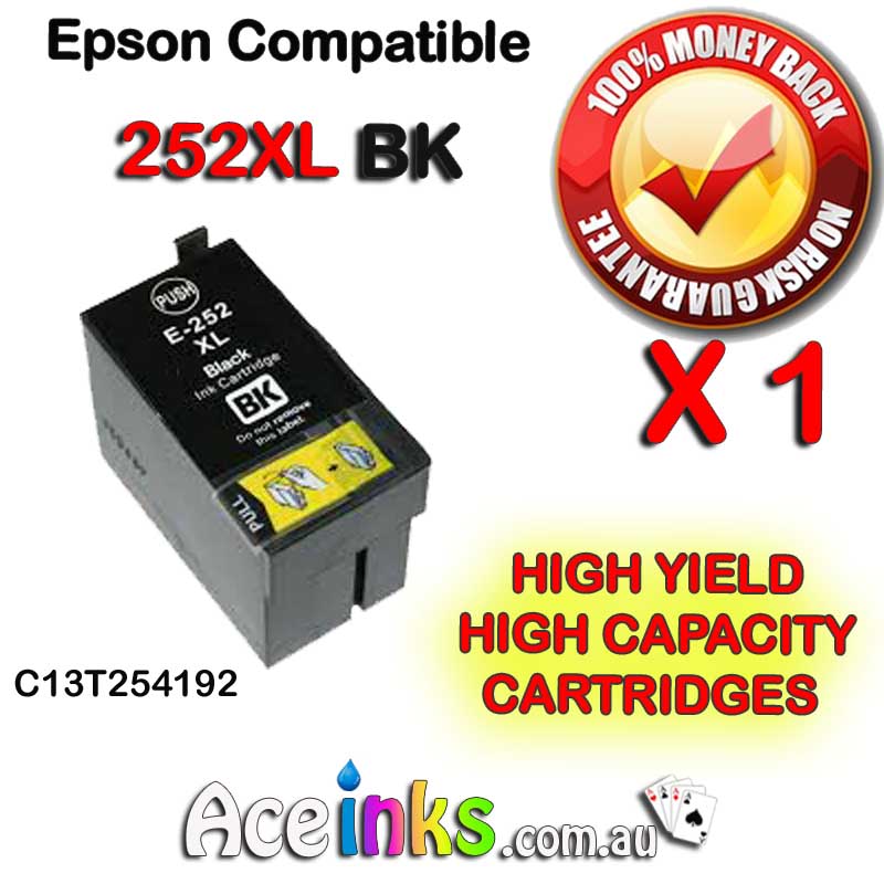 Compatible EPSON #252XL BK